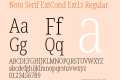 Noto Serif ExtCond ExtLt