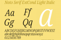 Noto Serif ExtCond Light