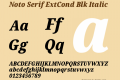 Noto Serif ExtCond Blk