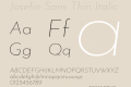 Josefin Sans Thin