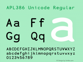 APL386 Unicode