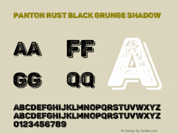 Panton Rust Black