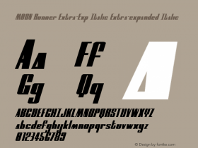 MOON Runner Extra-Exp Italic