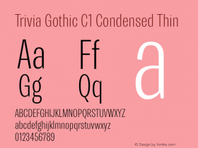 Trivia Gothic C1