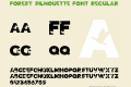 Forest Silhouette Font
