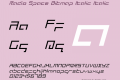 Radio Space Bitmap Italic