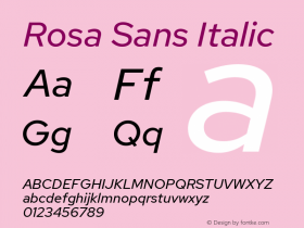 Rosa Sans