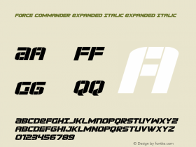 Force Commander Expanded Italic