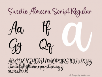 Sweetie Almeera Script