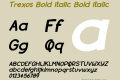 Trexos Bold Italic