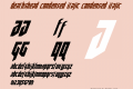 Deathshead Condensed Italic