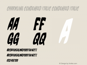 Charmling Condensed Italic