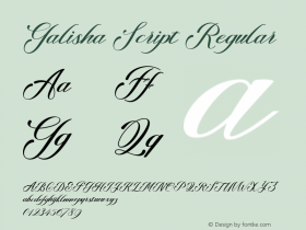 Galisha Script