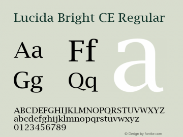 Lucida Bright CE