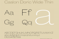 Caslon Doric Wide