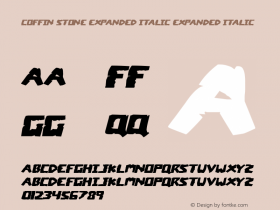 Coffin Stone Expanded Italic