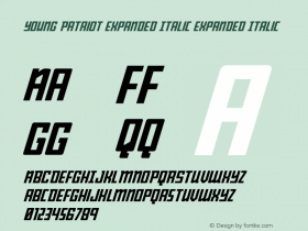 Young Patriot Expanded Italic