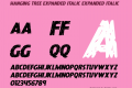 Hanging Tree Expanded Italic