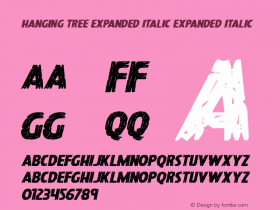 Hanging Tree Expanded Italic
