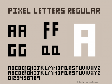 Pixel Letters