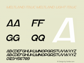 Meltland Italic