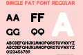 Dingle Fat Font