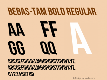 Bebas-Tam Bold