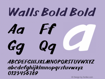 Walls Bold