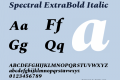 Spectral ExtraBold