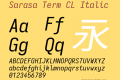 Sarasa Term CL