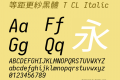 等距更紗黑體 T CL