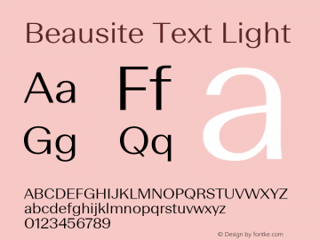 Beausite Text