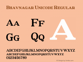 Bhavnagar Unicode