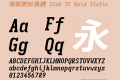 等距更紗黑體 Slab TC