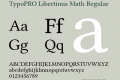 TypoPRO Libertinus Math