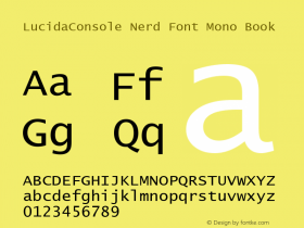 LucidaConsole Nerd Font Mono