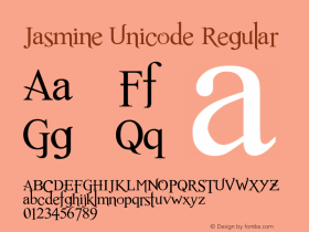 Jasmine Unicode