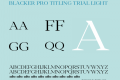 Blacker Pro Titling Trial