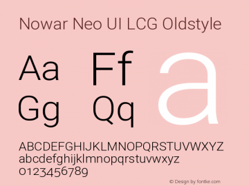Nowar Neo UI LCG Oldstyle