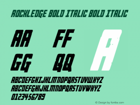 Rockledge Bold Italic