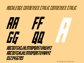 Rockledge Condensed Italic