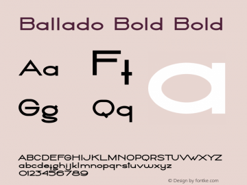 Ballado Bold