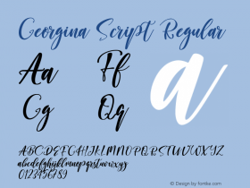 Georgina Script