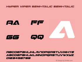 Hyper Viper Semi-Italic