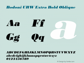 Bodoni URW