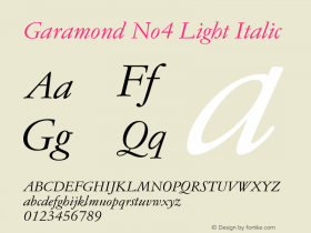 Garamond No4