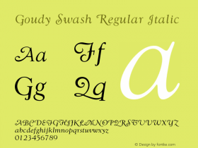 Goudy Swash