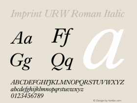 Imprint URW