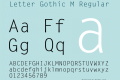 Letter Gothic M