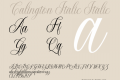 Calington Italic